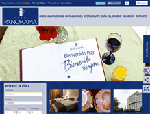 Tablet Screenshot of hotelpanorama.com.mx